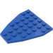 LEGO Blauw Vleugel 7 x 6 zonder Stud Inkepingen (2625)