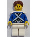 LEGO Bluecoat Sotilas jossa Sänki Parta Minihahmo