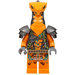 LEGO Boa Destructor med Skulderrustning og Oransje Hode Minifigur