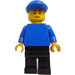 LEGO Boot Worker, Mannelijk met Blauw Pet, Reddingsvest Minifiguur