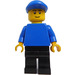 LEGO Boat Worker, Male mit Blau Deckel, Rettungsweste Minifigur