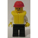 LEGO Vene Worker jossa Pelastusliivi Minihahmo