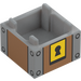 LEGO Box 2 x 2 with Treasure Chest Bottom with Keyhole (2821 / 103777)