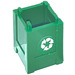 LEGO Box 2 x 2 x 2 Crate with White Recycling Symbol on Both Sides Sticker (61780)