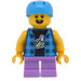 LEGO Boy - Dark Bleu Banane Shirt avec Dark Azure Des sports Casque