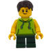 LEGO Boy in Lime Shirt minifiguur