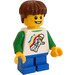 LEGO Boy in Space TShirt Minifigure