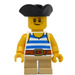 LEGO Boy Pirate met Tricorn Hoed minifiguur