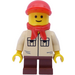 LEGO Boy Scout mit rot Deckel Minifigur