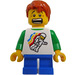 LEGO Boy med classic Space Minifigur Skjorte Minifigur