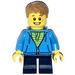LEGO Boy met Dark Azure Sweater minifiguur