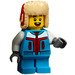 LEGO Boy avec Dark Azure Zipped Jacket Figurine