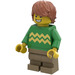 LEGO Boy mit Green oben Minifigur