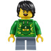 LEGO Boy met Ninjago Hoofd Shirt minifiguur