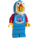 LEGO Boy med Pingvin Hjelm Minifigur