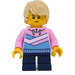 LEGO Boy avec Pink Sweater Figurine