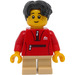 LEGO Boy met Rood Hoodie Minifiguur