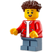 LEGO Boy met Rood Jacket minifiguur