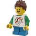 LEGO Boy with Space T-Shirt Minifigure