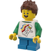 LEGO Boy mit Raum T-Shirt Minifigur