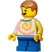 LEGO Boy avec Tie-Dye Shirt Figurine