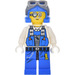 LEGO Brains Power Miner met Stofbril Minifiguur