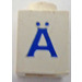 LEGO Brick 1 x 1 with Blue &quot;A&quot; with Umlaut (3005)