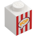 LEGO Brick 1 x 1 with &#039;POP&#039; in speech bubble (33466 / 43156)