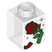 LEGO Brick 1 x 1 with Rose and Purple Sparkles (3005 / 61067)