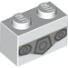LEGO Brique 1 x 2 avec Argent Courroie design avec tube inférieur (3004 / 42804)