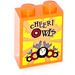 LEGO Brick 1 x 2 x 2 with Cheeri Owls Sticker with Inside Stud Holder (3245)