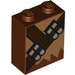 LEGO Brick 1 x 2 x 2 with Chewbacca Belt with Inside Stud Holder (3245 / 38528)