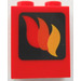 LEGO Steen 1 x 2 x 2 met Brand logo met binnenas houder (3245)