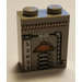 LEGO Brique 1 x 2 x 2 avec Lab Equipment et &#039;53035&#039; Autocollant avec support d&#039;essieu intérieur (3245)