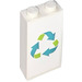 LEGO Ladrillo 1 x 2 x 3 con Recycling Symbol Pegatina (22886)