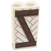 LEGO Brick 1 x 2 x 3 with Timbered Mirrored &quot;Z&quot; Shape Sticker (22886)
