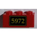 LEGO Backstein 1 x 3 mit 5972 Aufkleber (3622)