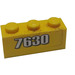 LEGO Stein 1 x 3 mit 7630 Aufkleber (3622)