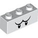 LEGO Brick 1 x 3 with Boo Eyes (3622 / 68984)