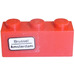 LEGO Brick 1 x 3 with 'Brussel - Amsterdam' (left) Sticker (3622)