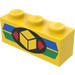 LEGO Brique 1 x 3 avec Parcel (3622)