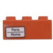 LEGO Brick 1 x 3 with 'Paris - Roma' (left) Sticker (3622)