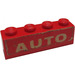 LEGO Brick 1 x 4 with &#039;AUTO&#039; Sticker (3010)