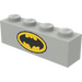 LEGO Brique 1 x 4 avec Batman logo dans Jaune Oval (3010)