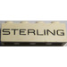 LEGO Backstein 1 x 4 mit Schwarz Letters &#039;Sterling&#039; (3010)