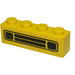 LEGO Brick 1 x 4 with Car Grille Sticker from Set 646-1 (3010)