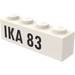 LEGO Цегла 1 x 4 з &quot;IKA 83&quot; (3010)