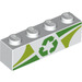 LEGO Brick 1 x 4 with Recycling Logo (3010 / 65871)