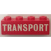 LEGO Steen 1 x 4 met &quot;TRANSPORT&quot; (Solide Letters) (3010)