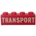 LEGO Brick 1 x 4 with "TRANSPORT" (Solid Letters) (3010) LEGO Brick 1 x 4 with "TRANSPORT" (Solid Letters) (3010)